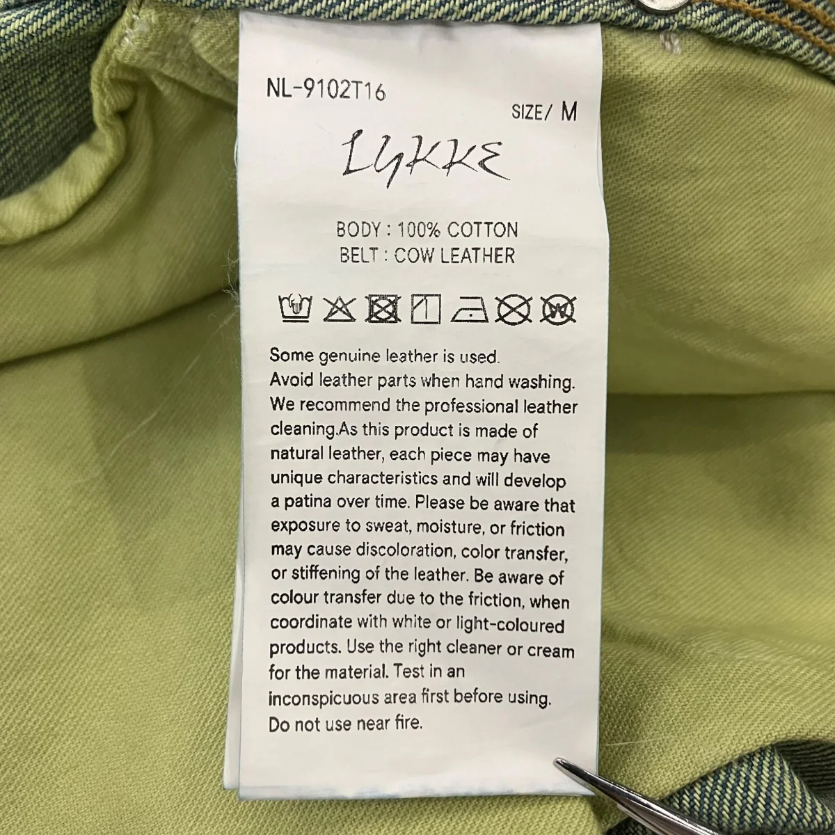 EX LYKKE L’ECHOPPE 10thデニムパンツnl-9102t16 - Image 6