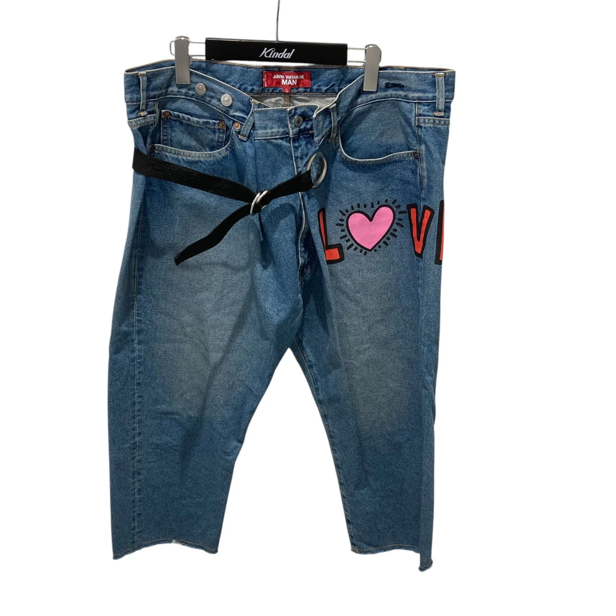 23SS綿デニム製品加工Levi’s Wネーム Keith HaringデニムパンツWK-P201