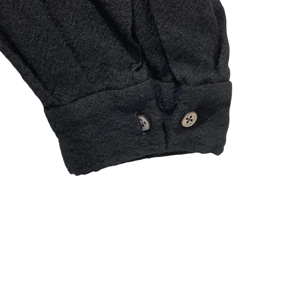 24AWSlip On Bumpy Wool Shirt長袖ウールシャツ12-2ND-SH04-BUMP - Image 4