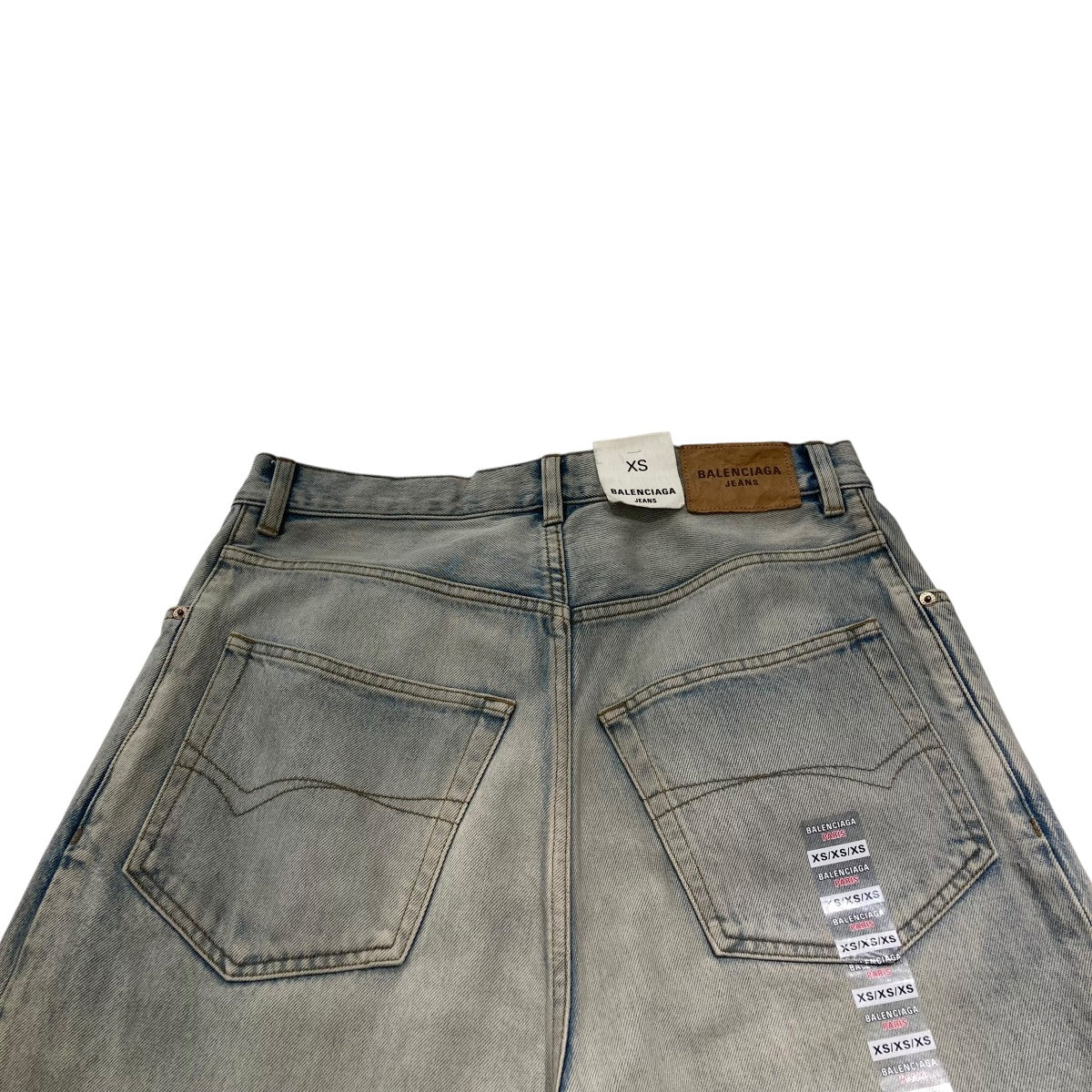 24SSDENIM SIZE STICKER BAGGYバギーデニムパンツ767977 - Image 5