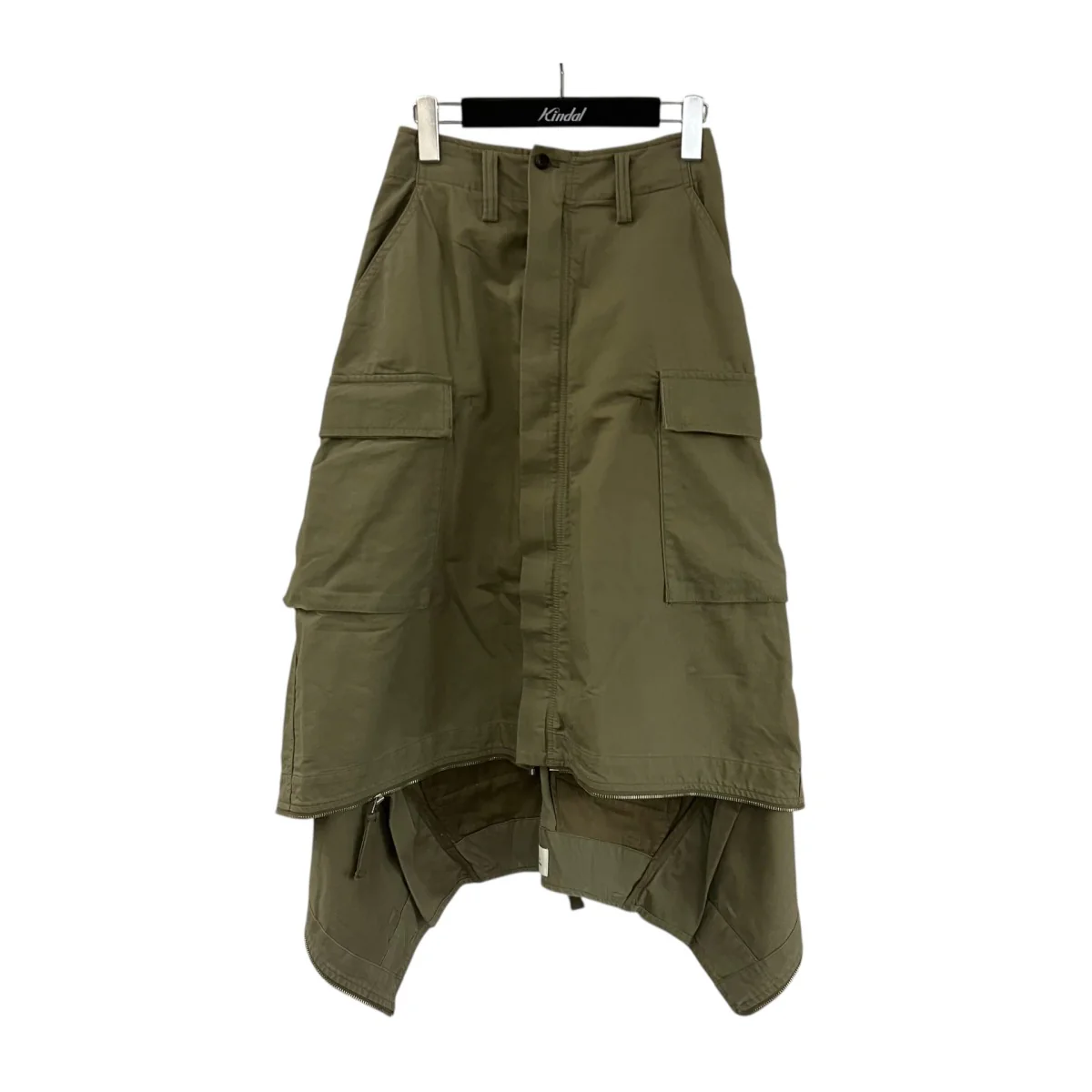 double-end military cloth cargo skirt 色褪せスカート
