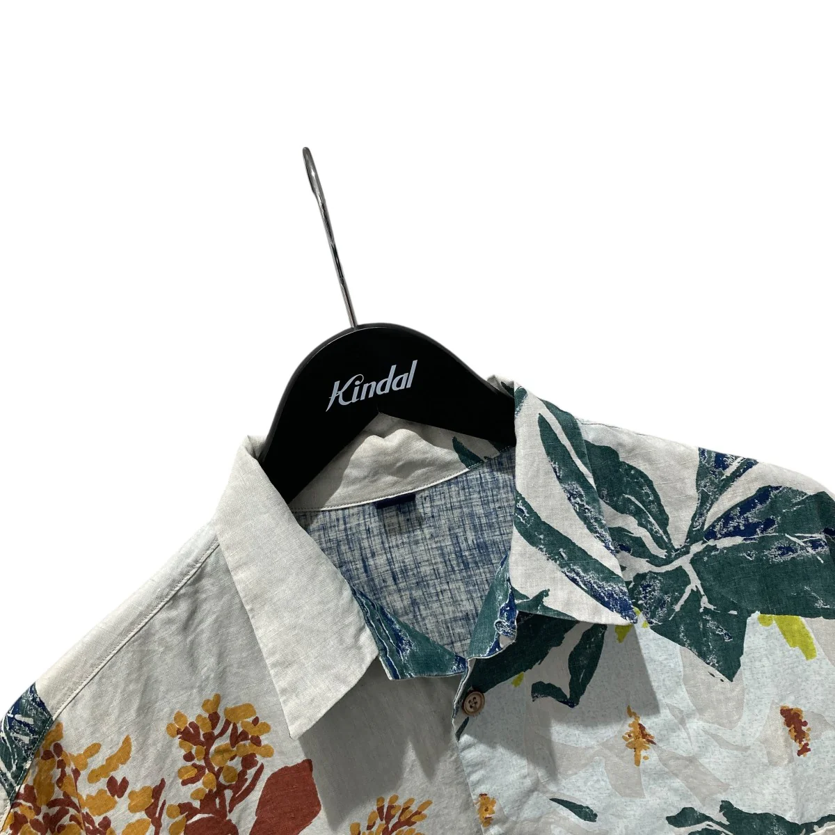 藍染 アロハ半袖シャツNO57 - Image 3