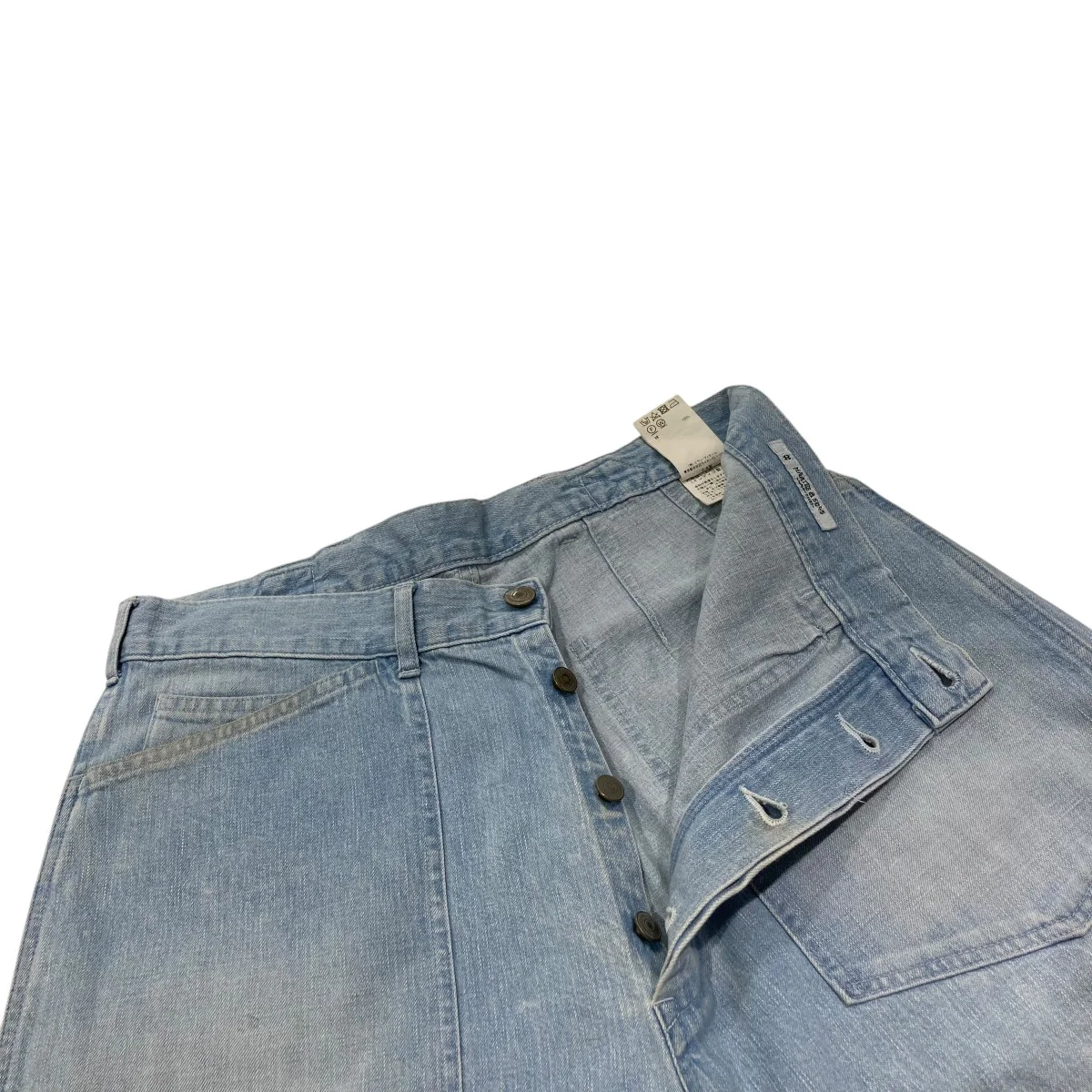 MILITARY DENIM BLEACHデニムパンツMT4103-0212C - Image 3