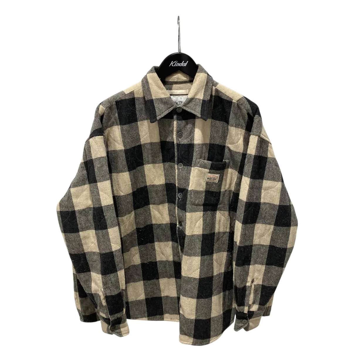BORROWED JACKETチェックシャツジャケットW84222BG