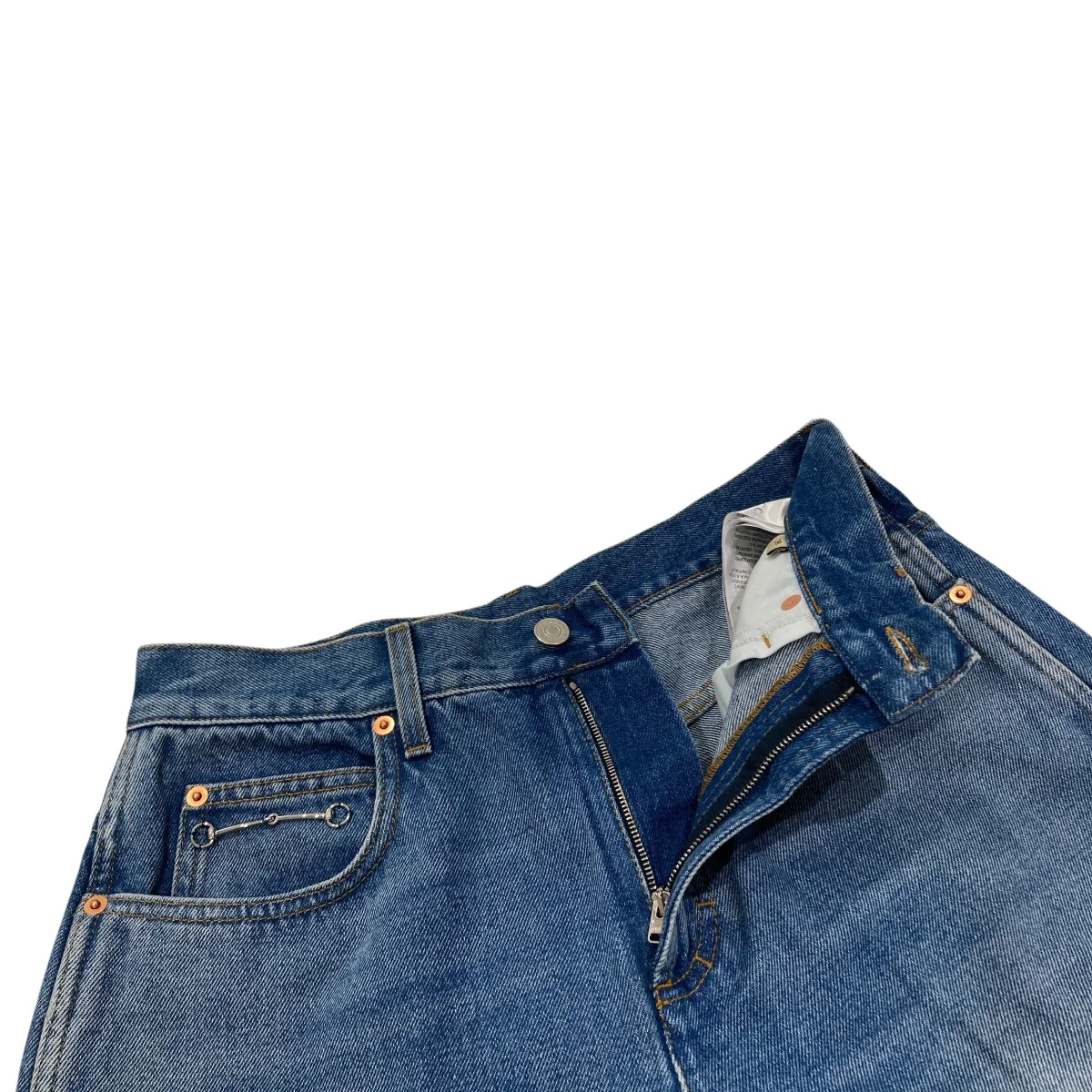 24SSホースビット付ストレートジーンズデニムパンツ764349 - Image 3