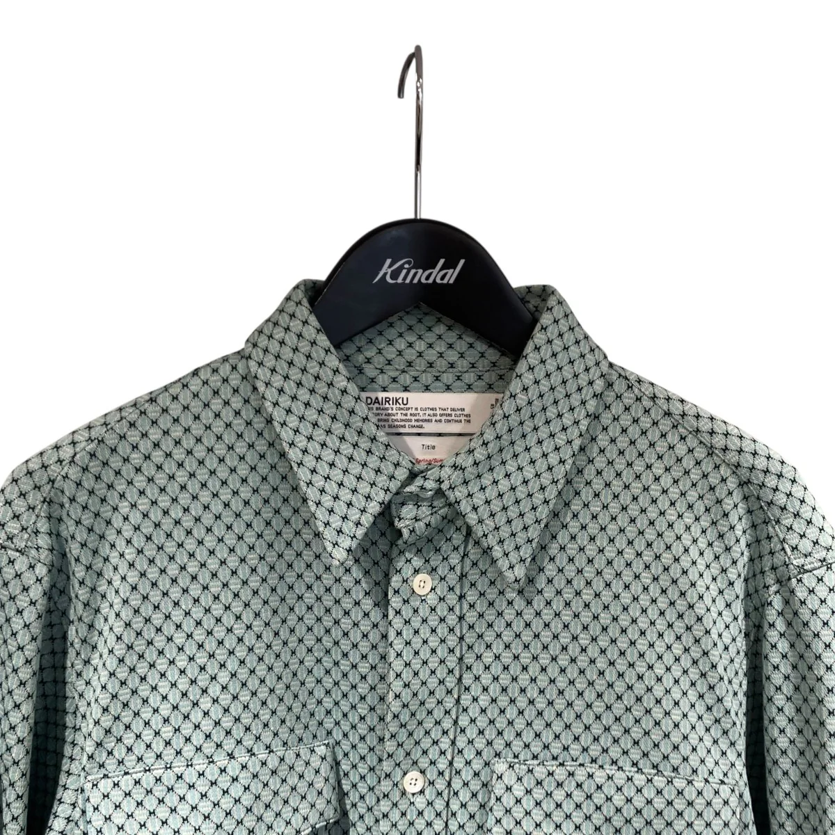 Jersey Knit Shirt総柄総柄シャツ23SS S-5 - Image 3