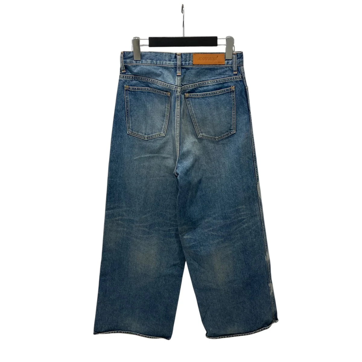 MASUBOYS FEATHER BAGGY JEANSデニムパンツMBFW-PTB224L - Image 2