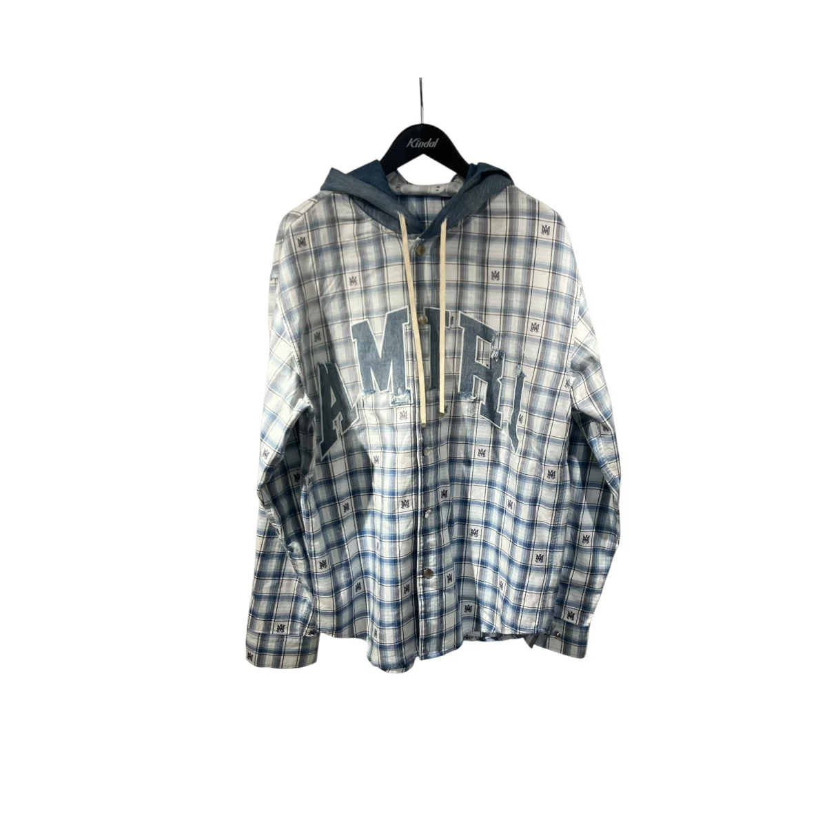 24AWHOODED OVER SHIRTチェックシャツSRAMSTOS1016SMRBC00