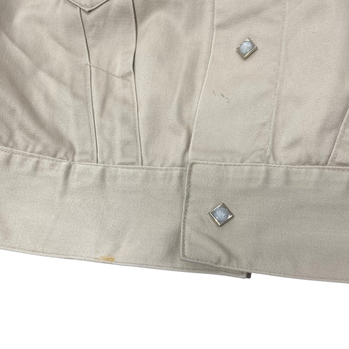 50s SHORT HORN COTTON SATIN JACKETジャケット - Image 6