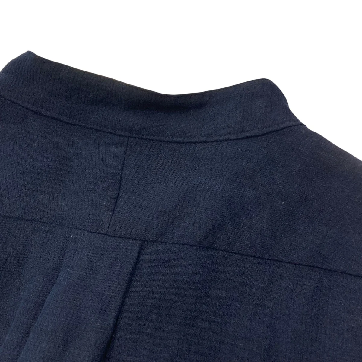 24SSPULL OVER SHIRTS L Silk 二重織 リネンシルク プルオーバーバンドカラーシャツMT4103-0611A - Image 7