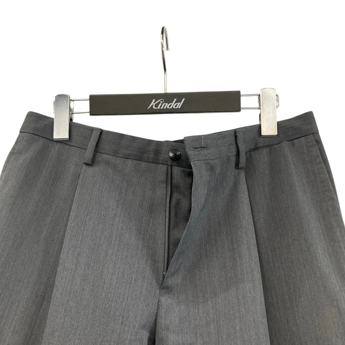 ウールポリエステルセンタープレスパンツスラックス - Image 3