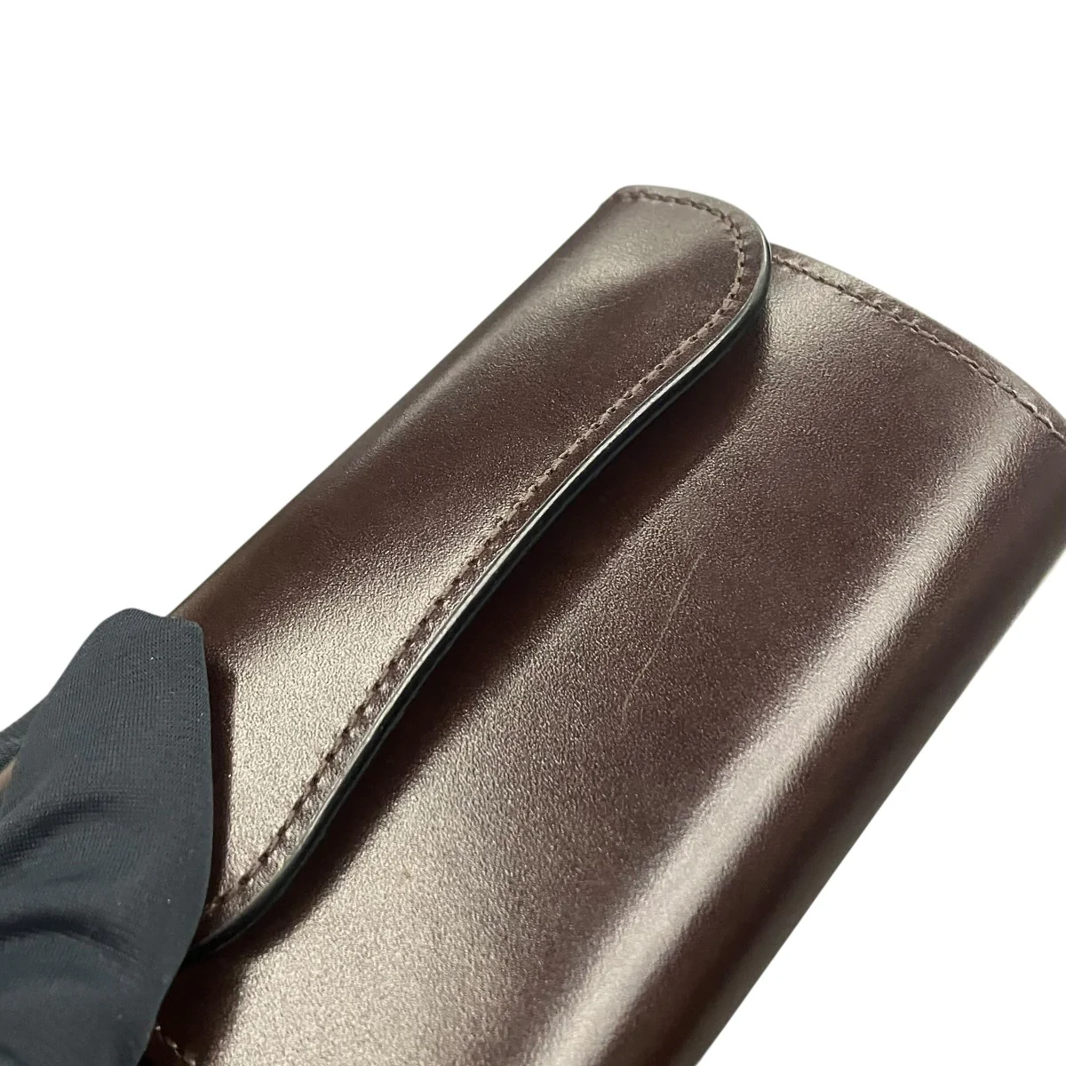 SHELL CORDOVAN三つ折り財布 - Image 9