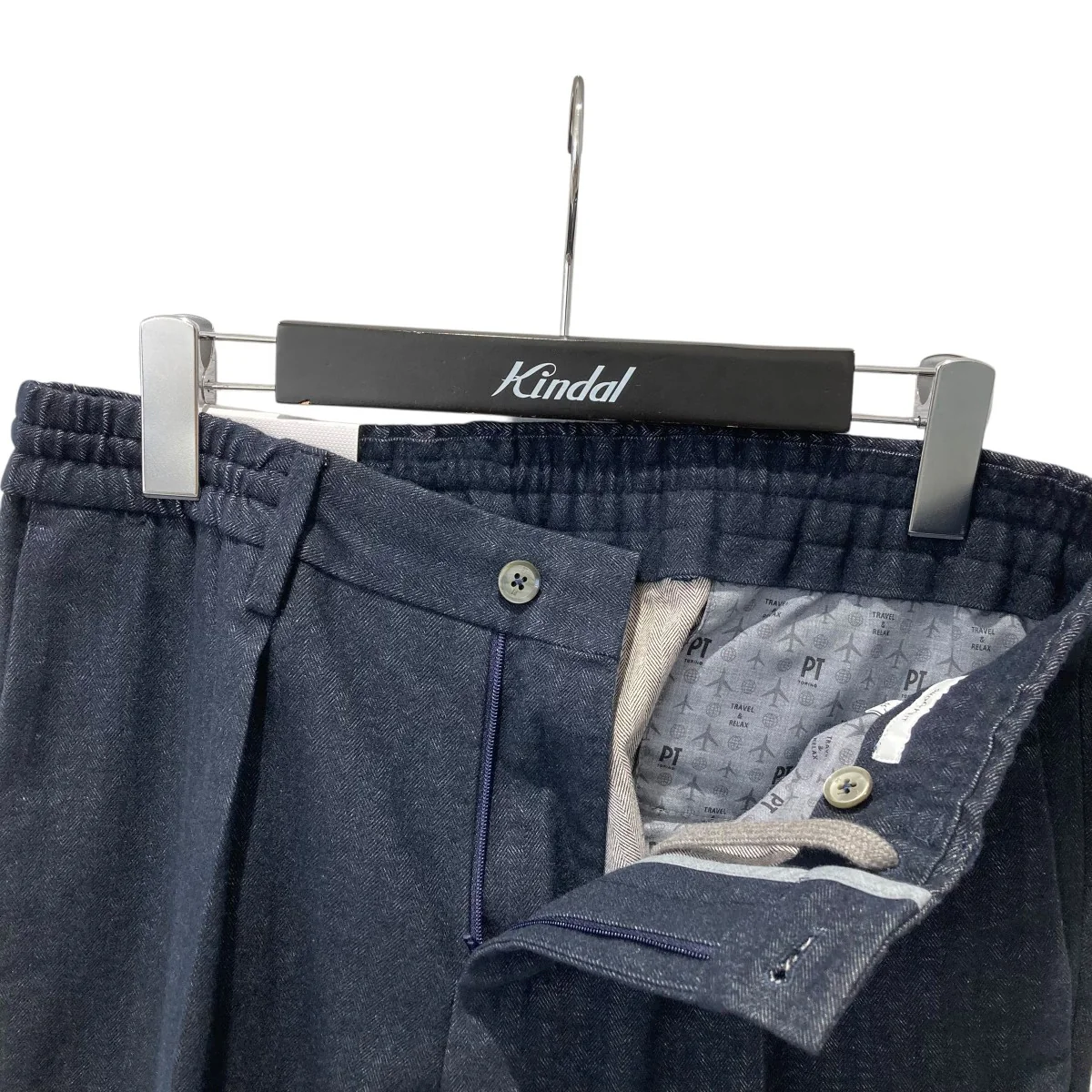 SMOOTH FIT ヘリンボーンスラックスCOWSJ1Z20TVL - Image 3