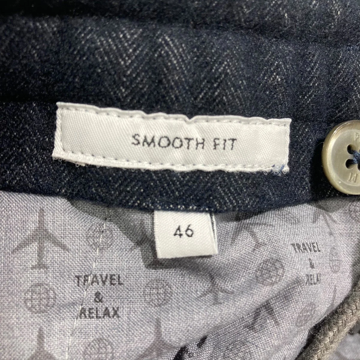 SMOOTH FIT ヘリンボーンスラックスCOWSJ1Z20TVL - Image 6