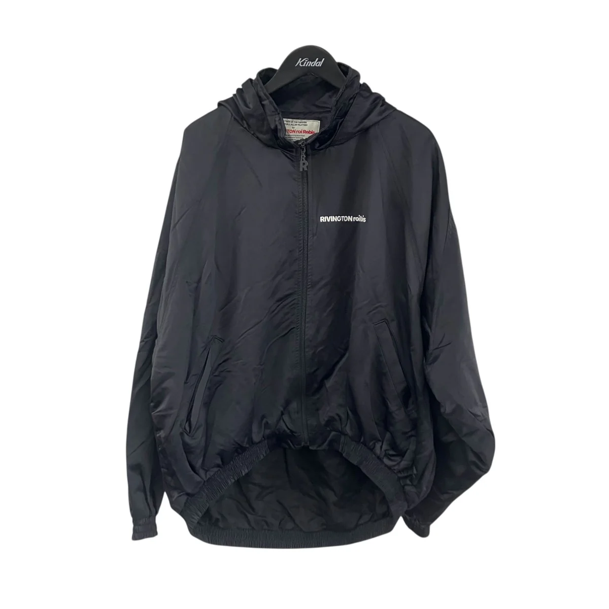 Abbots Appliqued Logo-Embroidered Satin-Trimmed Nylon Hooded Track Jacketブルゾン