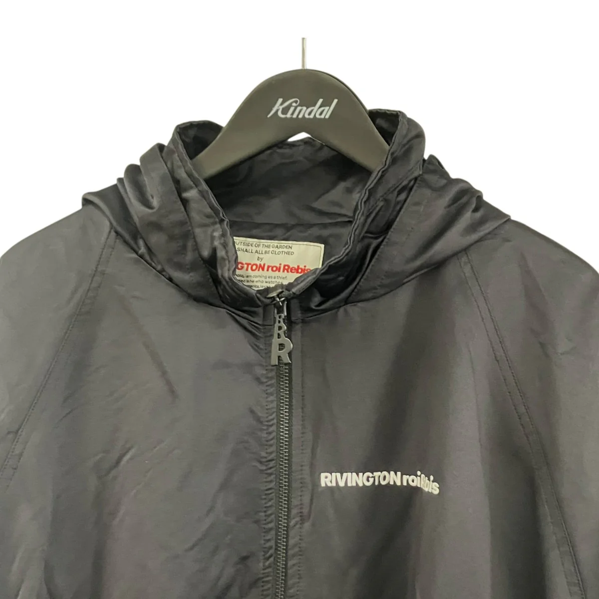 Abbots Appliqued Logo-Embroidered Satin-Trimmed Nylon Hooded Track Jacketブルゾン - Image 3