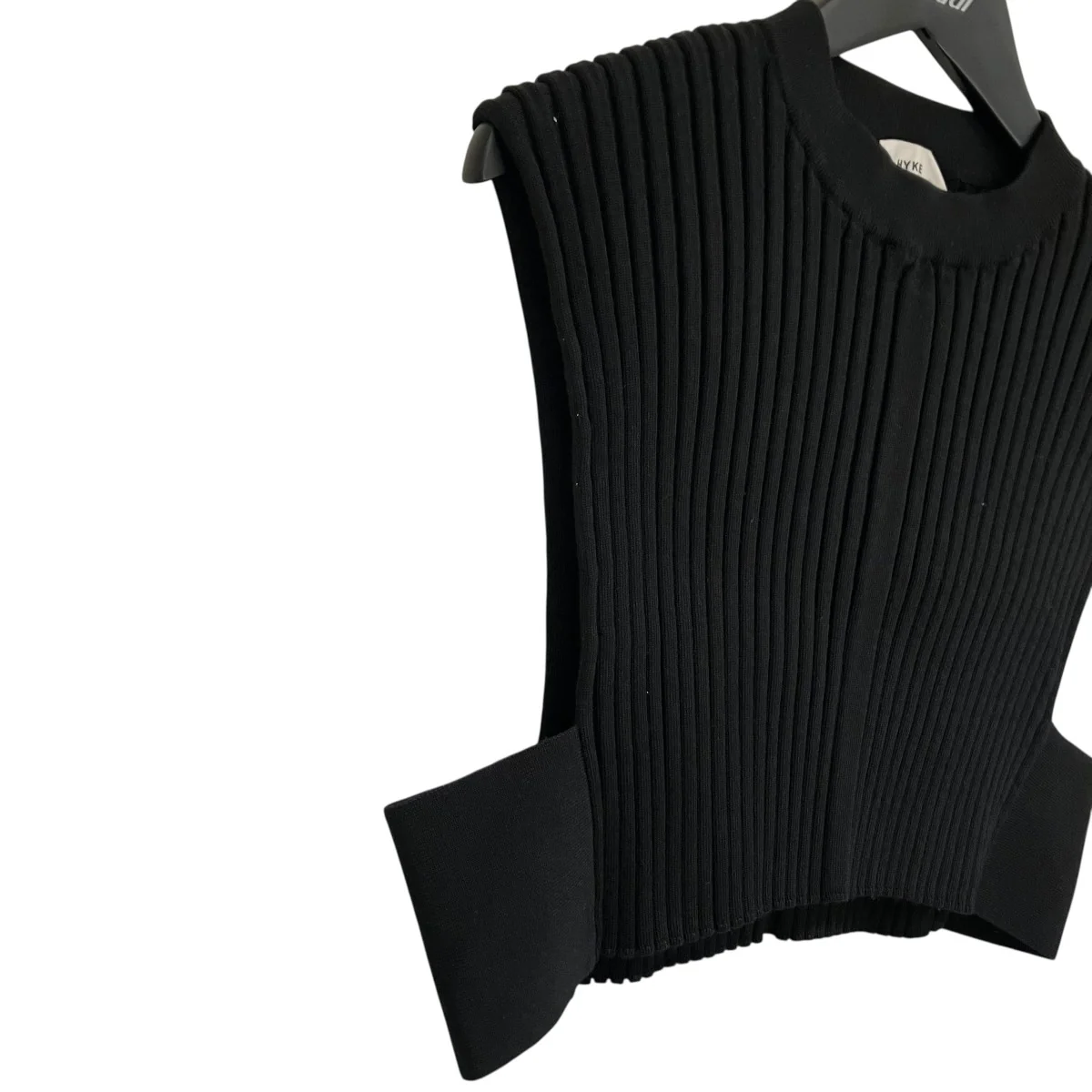 「WIDE RIBBED CROPPED VEST」クロップドニットベスト11296 - Image 4