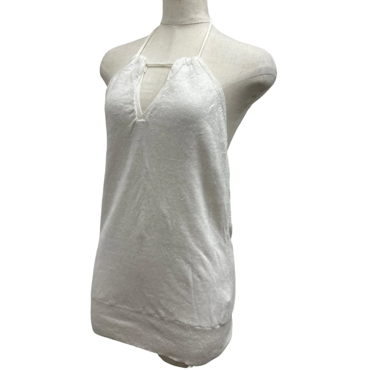 Halter Neck Linen Topホルターネックリネンブラウス