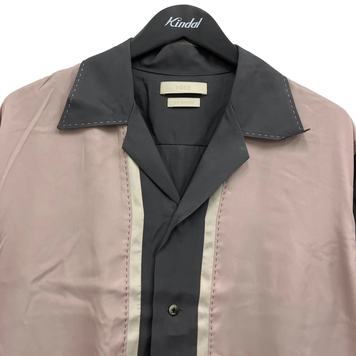 COLORBLOCK OPEN COLLAR SHIRT カラーブロックオープンカラーシャツ - Image 3
