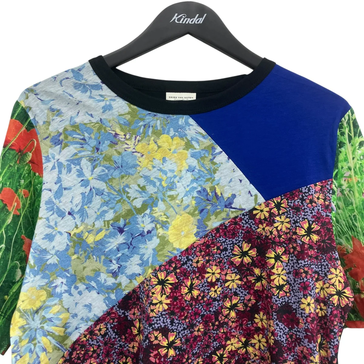 花柄パッチワークTシャツ - Image 3
