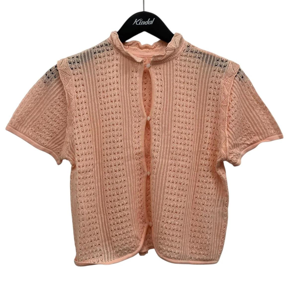 2WAY CROCHET KNITニットカーディガン