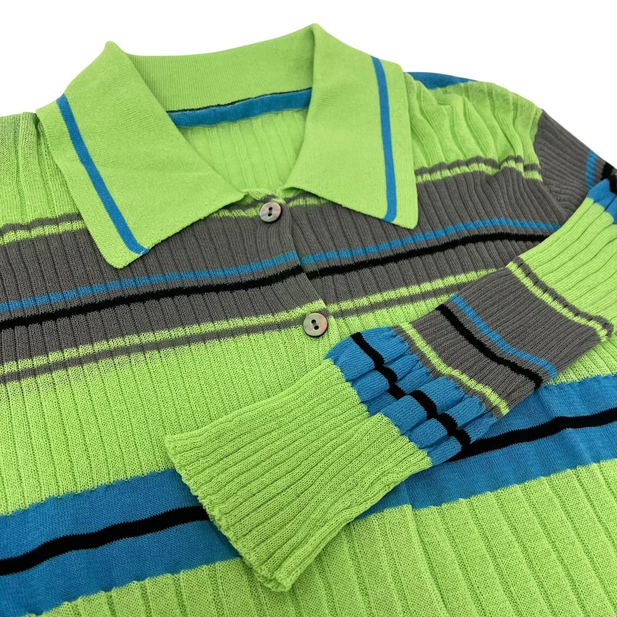 Multi Border Cardigan カーディガン - Image 4