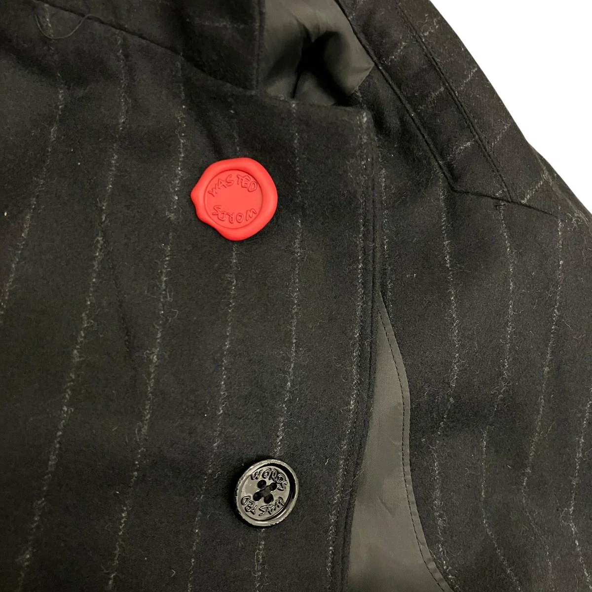 【24AWANTIQUE JACKET CHALK STRIPE】ストライプテーラードジャケット2402SK39 - Image 8