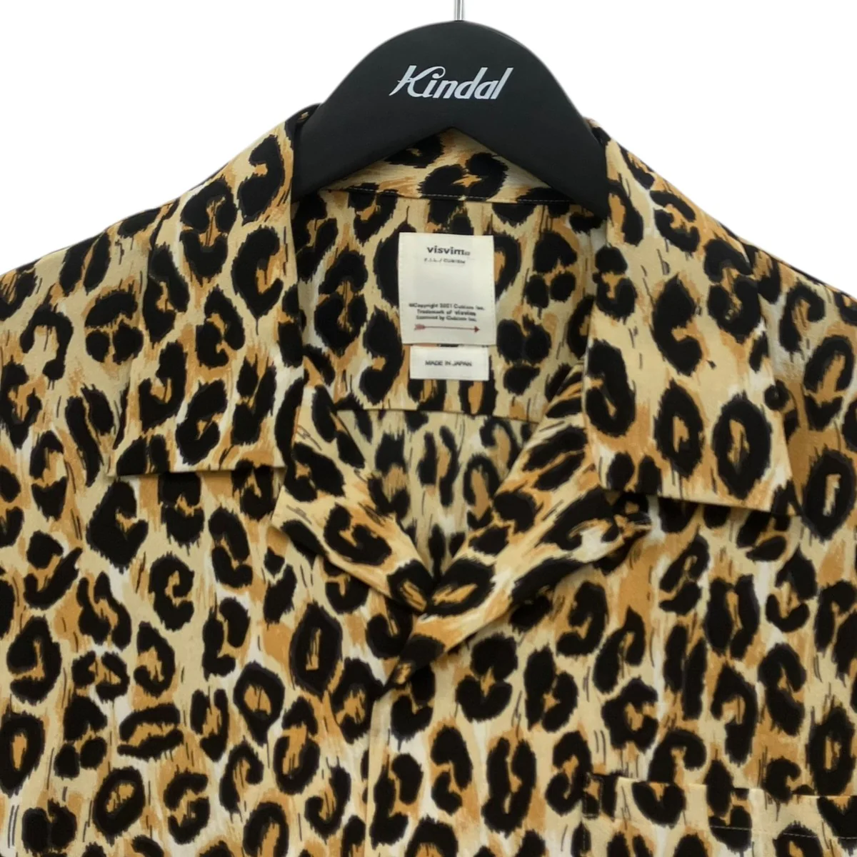 CROSBY SHIRT S S LEOPARD レオパードオープンカラーシャツ - Image 3