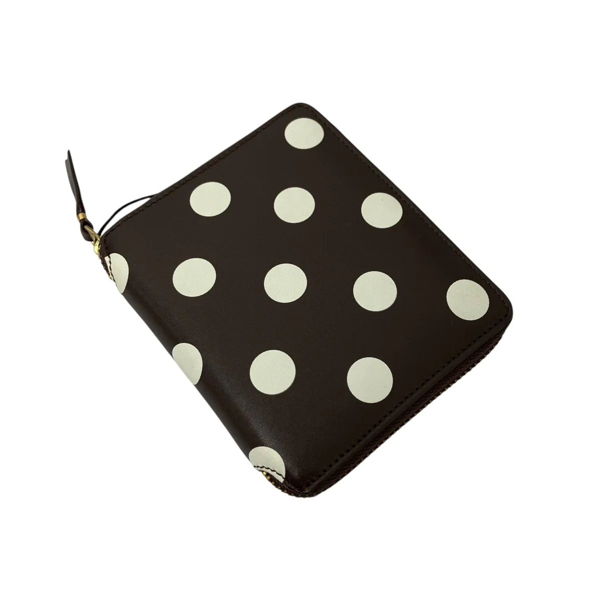 POLKA DOTS PRINTED FULL ZIP AROUND WALLET 2つ折り財布 - Image 2