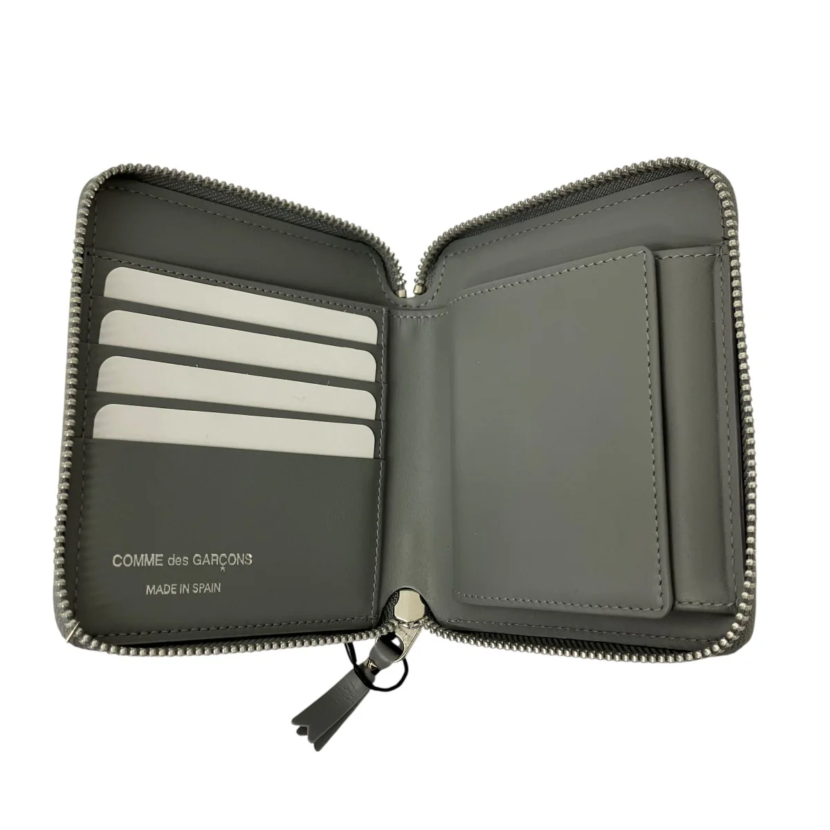 POLKA DOTS PRINTED FULL ZIP AROUND WALLET 2つ折り財布 - Image 3