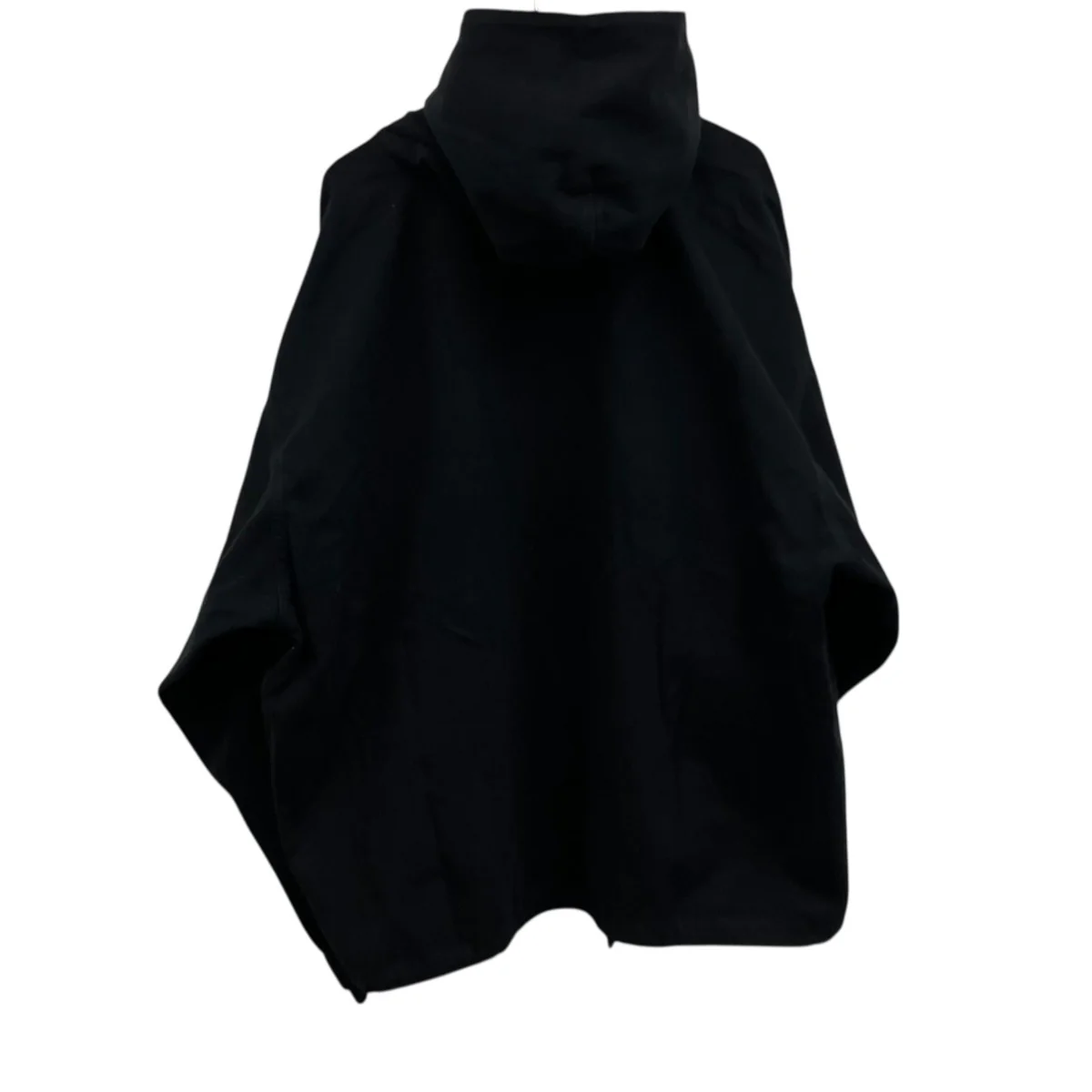SATEEN ANORAK HOODIE BLACK - Image 2