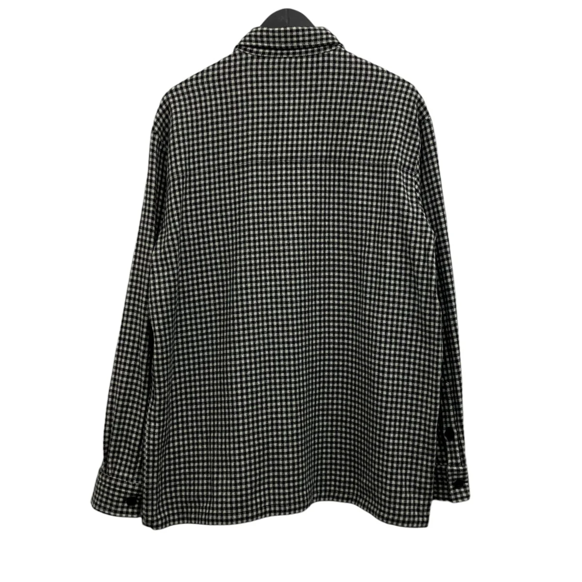 ウールカシミヤチェックシャツ - Image 2