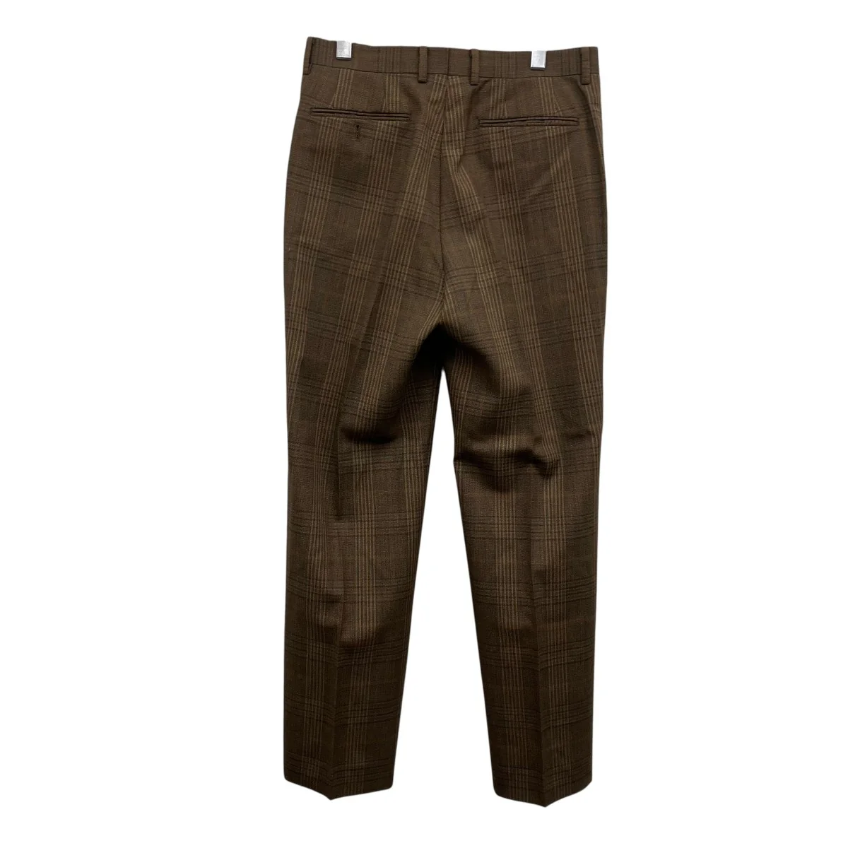BLUEFACED WOOL CHECK SLACKS チェックスラックス - Image 2