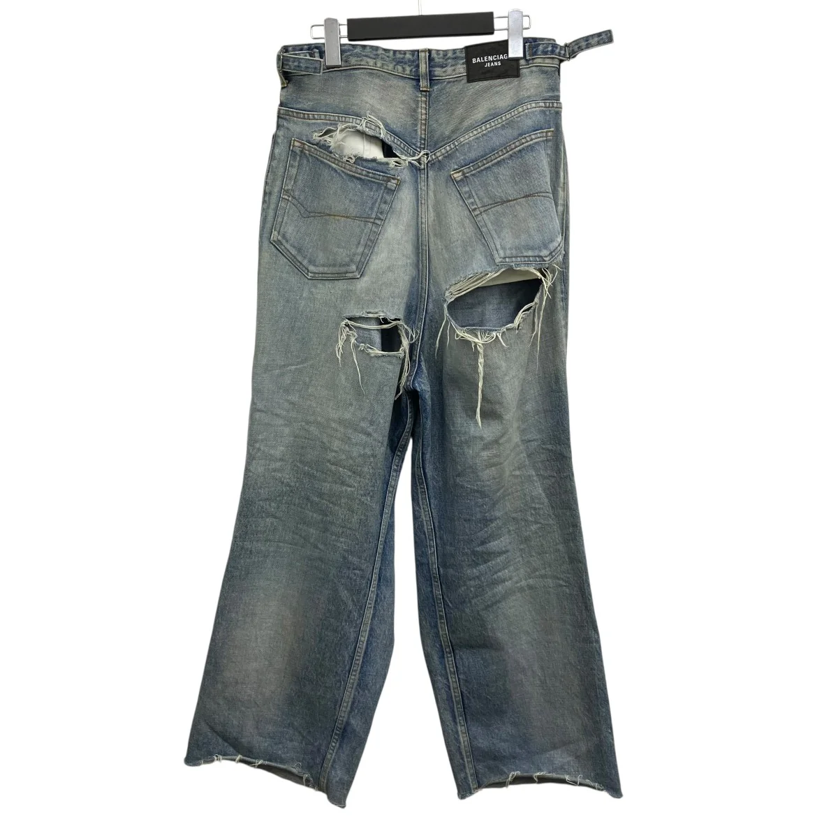 デストロイ加工スケートデニムパンツ - Image 2