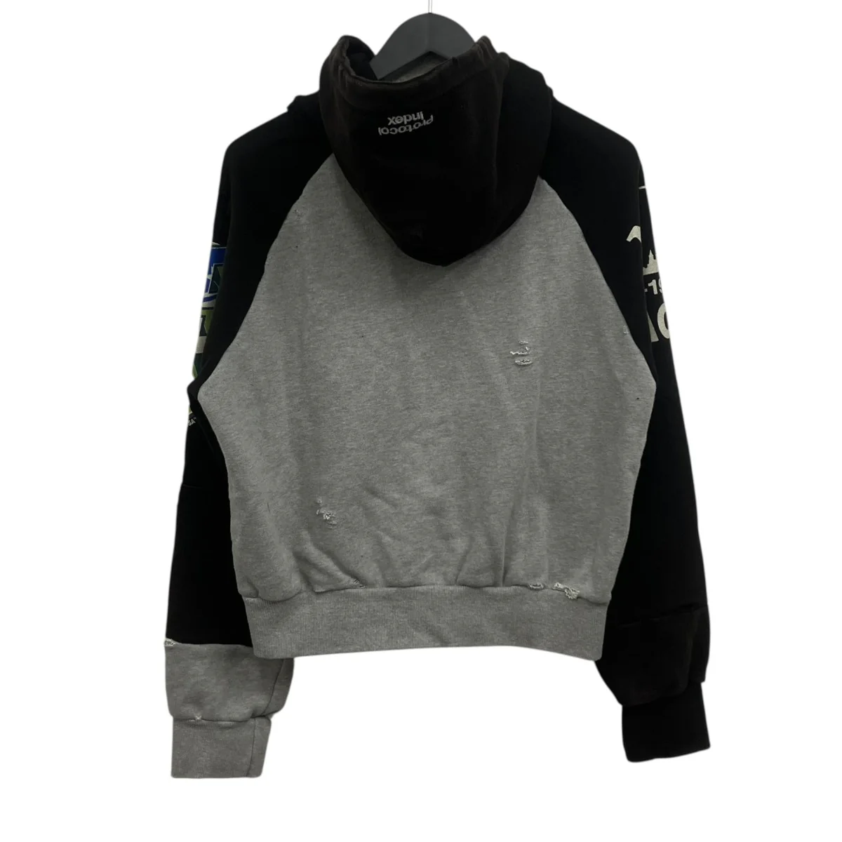 TIGHT FIT RECONSTRUCTED ZIP HOODIE ジップパーカー - Image 2