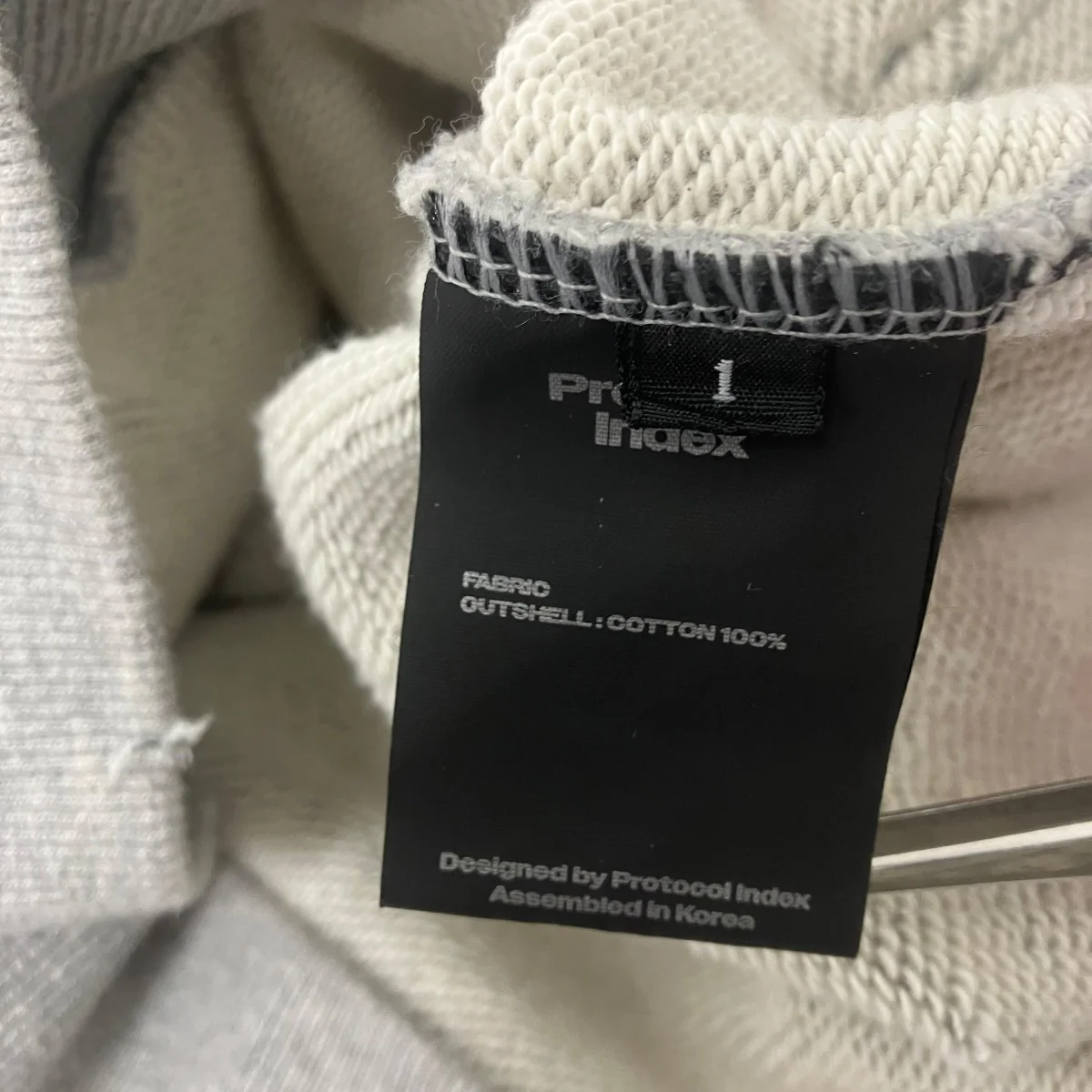 TIGHT FIT RECONSTRUCTED ZIP HOODIE ジップパーカー - Image 5