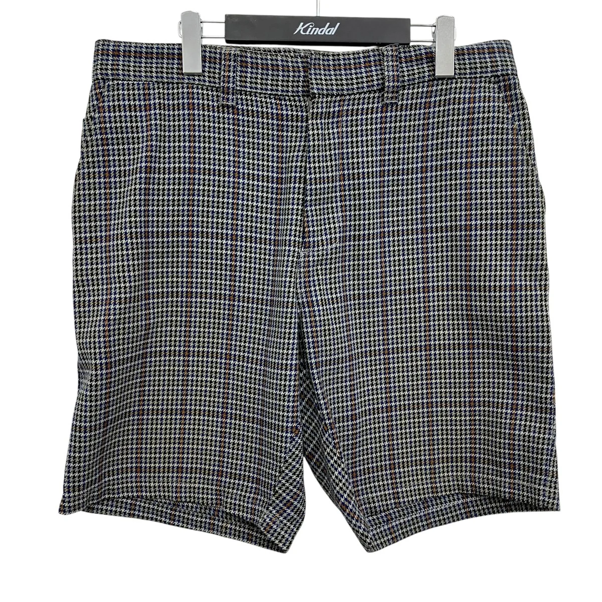 チェックショートパンツ