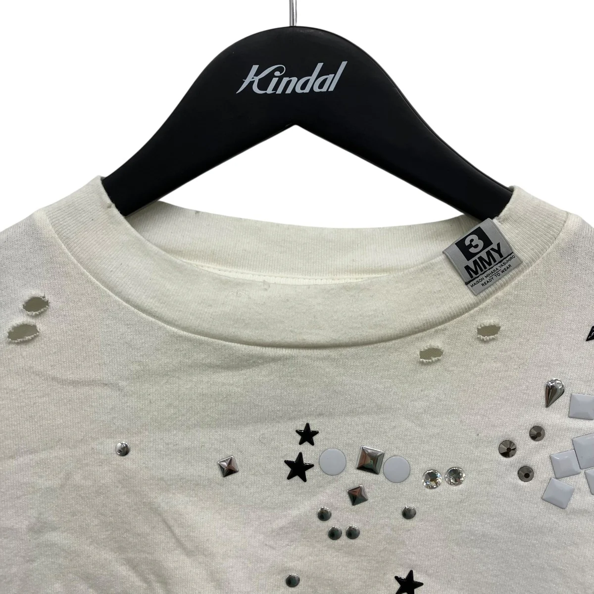 ダメージ加工クロップドTシャツ - Image 3