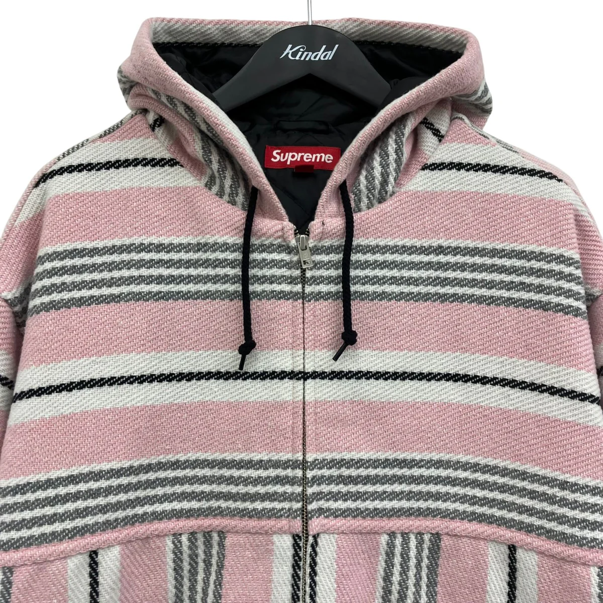 25SSWoven Stripe Hooded Jacketフーデッドジャケット - Image 3