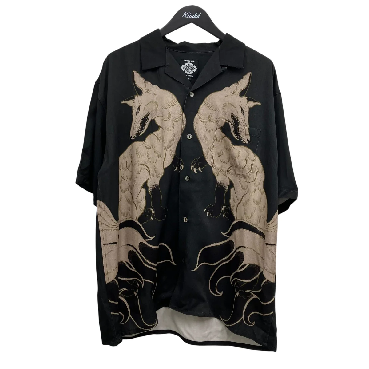 白墨狐 HAWAIIAN SHIRT半袖シャツ