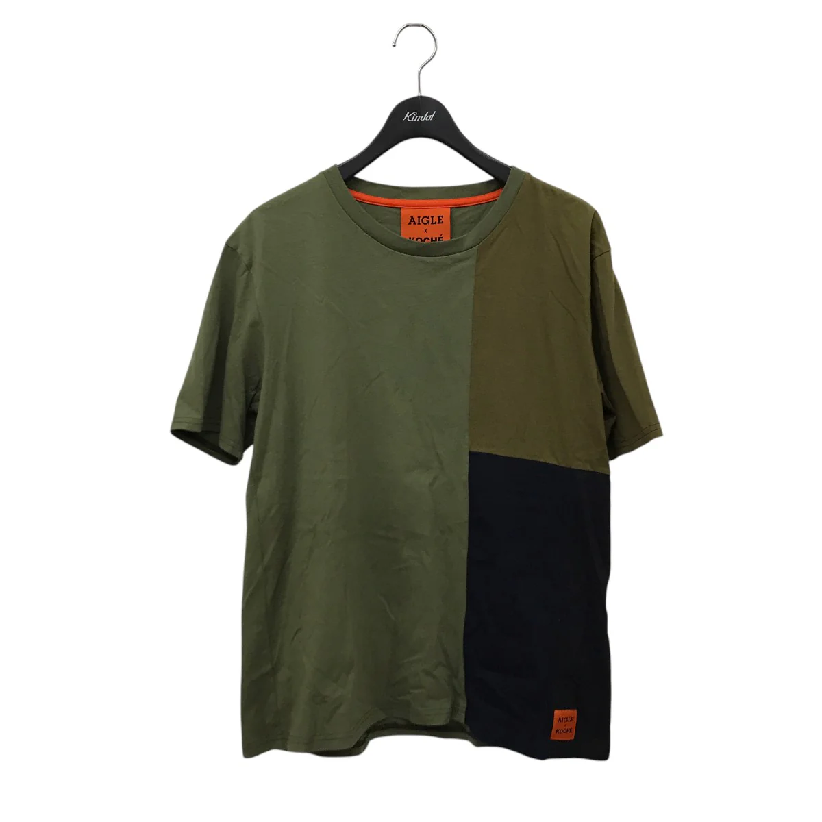 ブロック切替TシャツZAHJ981