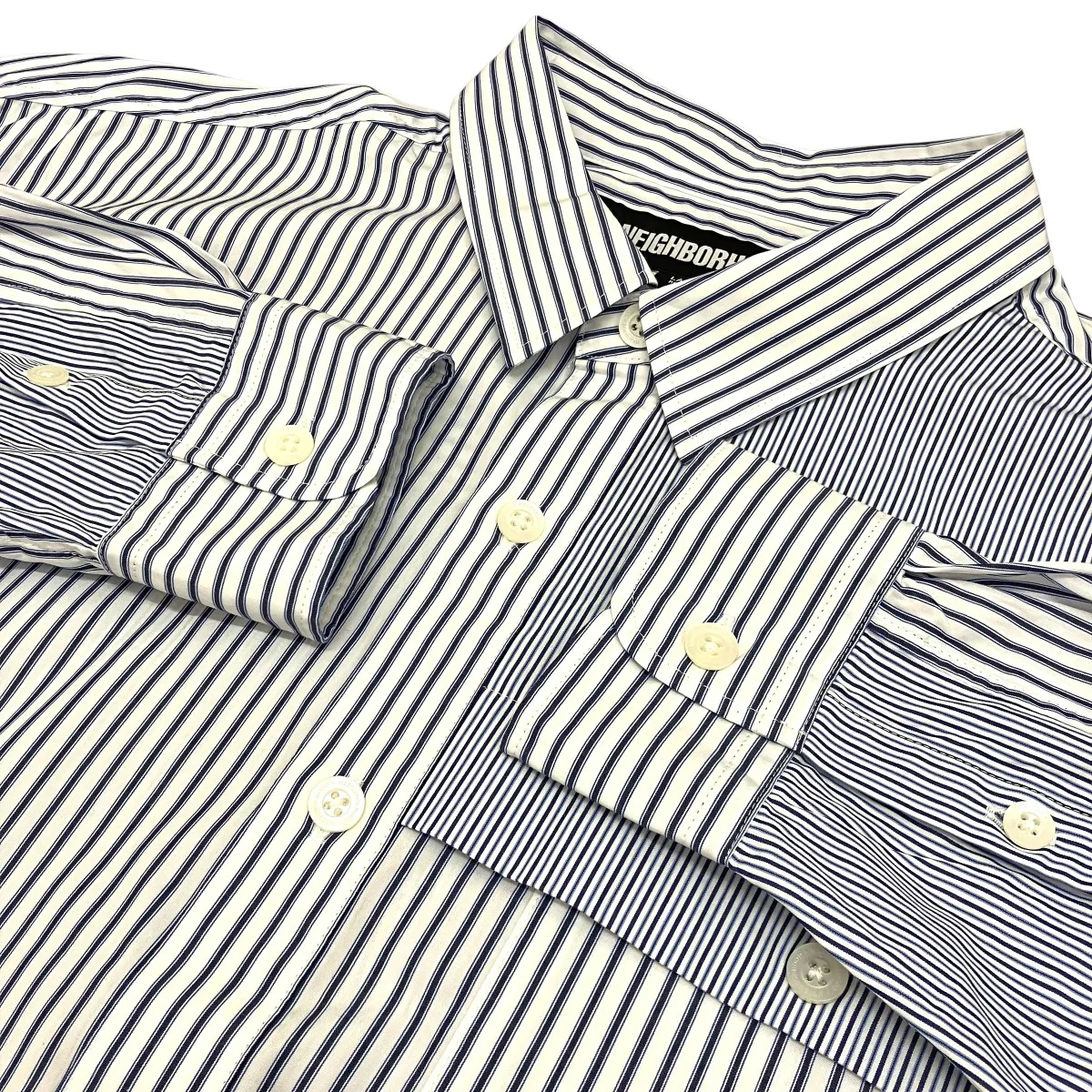 【MULTI STRIPE SHIRT LS】ストライプシャツ252SPNH-SHM05 - Image 5
