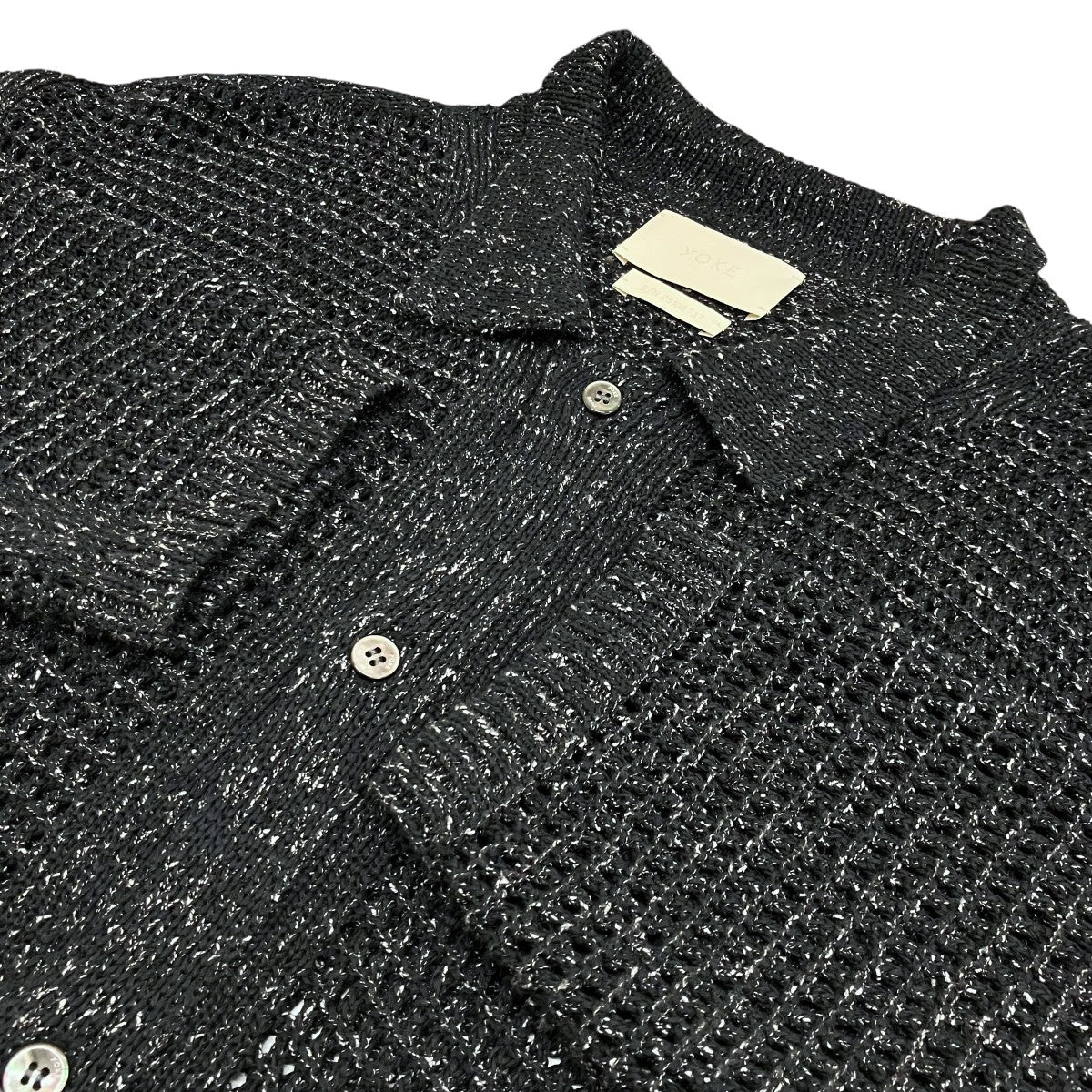 25SS【MESH KNITTED SHIRT CARDIGAN】カーディガンYK25SS0956S - Image 5