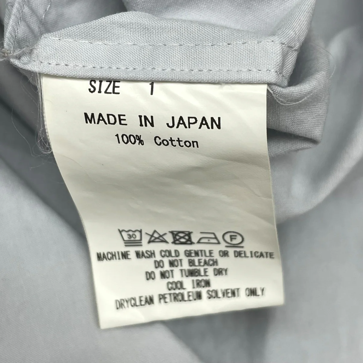 COMFORT FIT SHIRTS ORGANIC COTTONコンフォートシャツA20B-04SH01C - Image 8