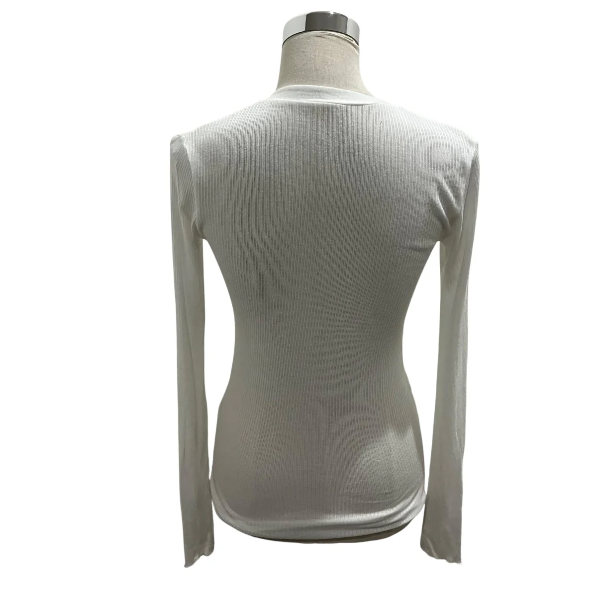 【Sheer rib V cardigan】リブカーディガンEEK-04080-4 - Image 2
