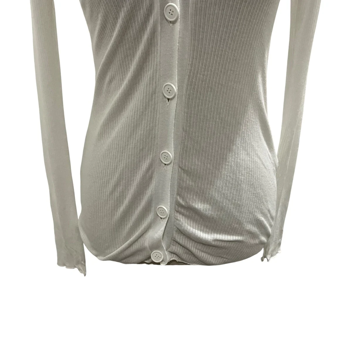 【Sheer rib V cardigan】リブカーディガンEEK-04080-4 - Image 4