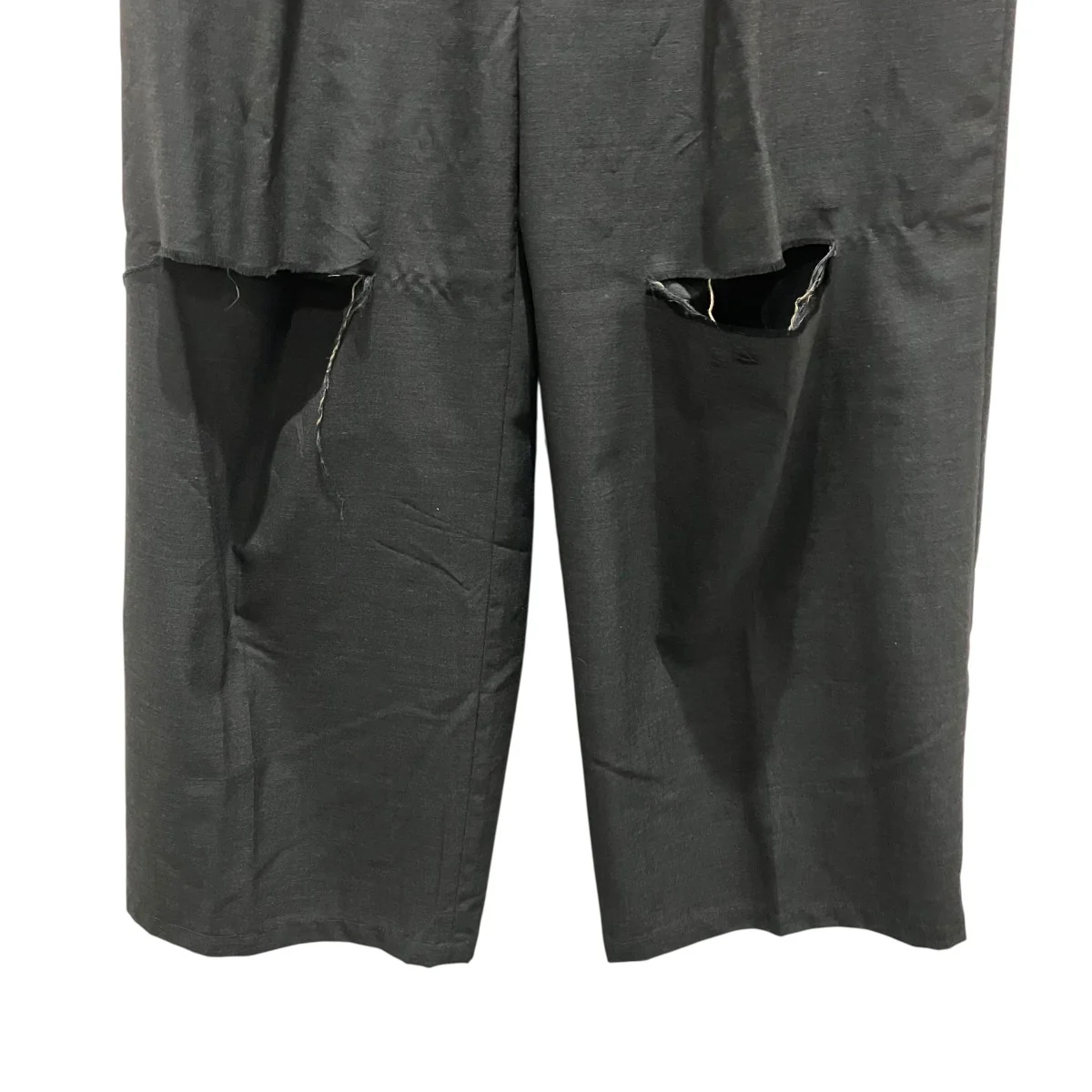 24SS【WOOL DAMAGE WIDE SLACKS】ウールダメージワイドスラックスANC-PT39-C - Image 4