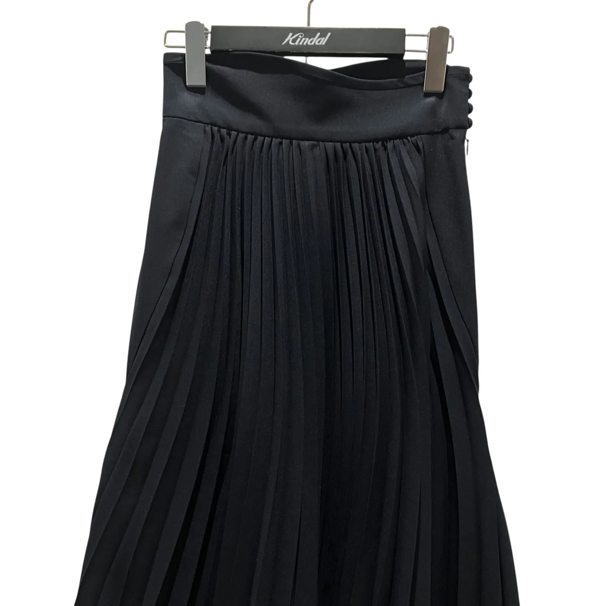 【Curved Pleated Flared Skirt 】プリーツスカートMM22FW-SK042 - Image 3