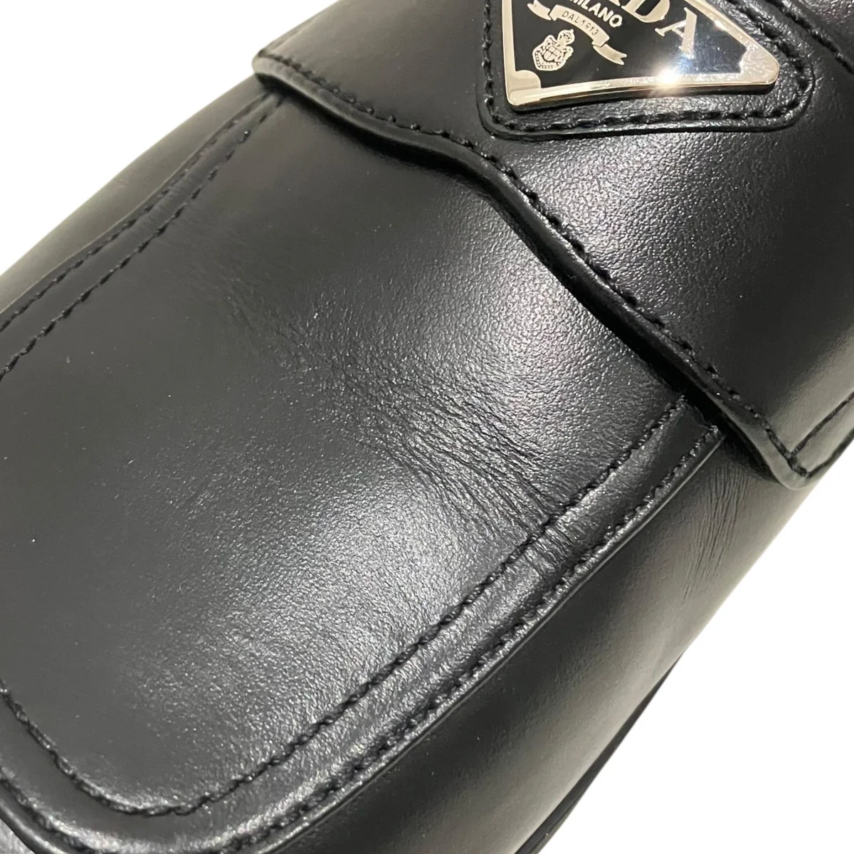 トライアングルロゴ カーフレザー  ミュール2S2956 - Image 8