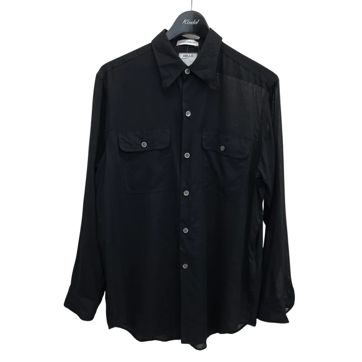 HAMPTON SH W VOILEウール×ナイロンブラウスMB211-5019